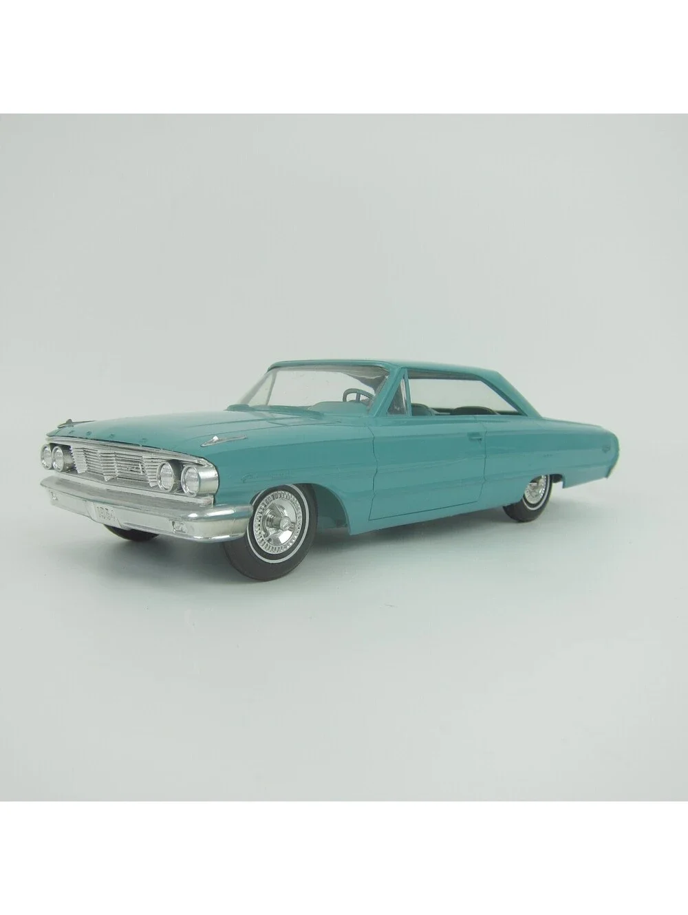 Vintage 1964 Ford Galaxie Sedan Dealer Promo Model Car 500 XL Turquoise Blue